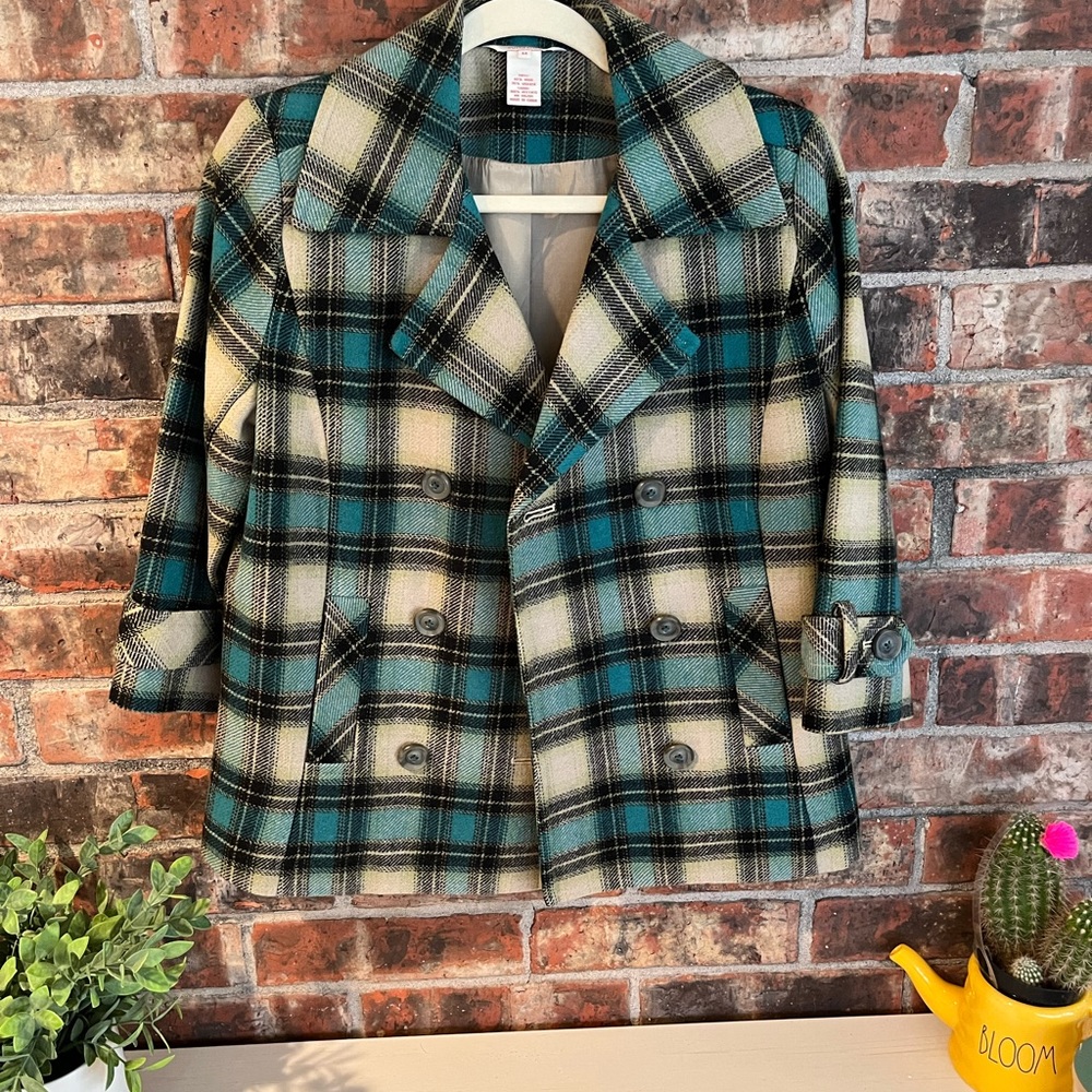 Sundance wool plaid blazer